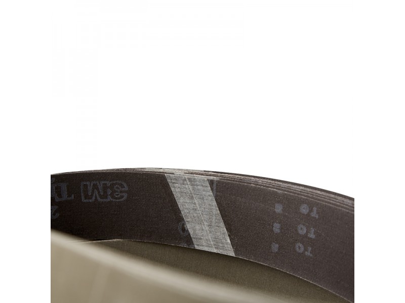 Lot De 3 Bandes Abrasives 3M Trizact 237AA – 50x2000mm, Grain Mélangé – Pour Acier Inox Et Titane
