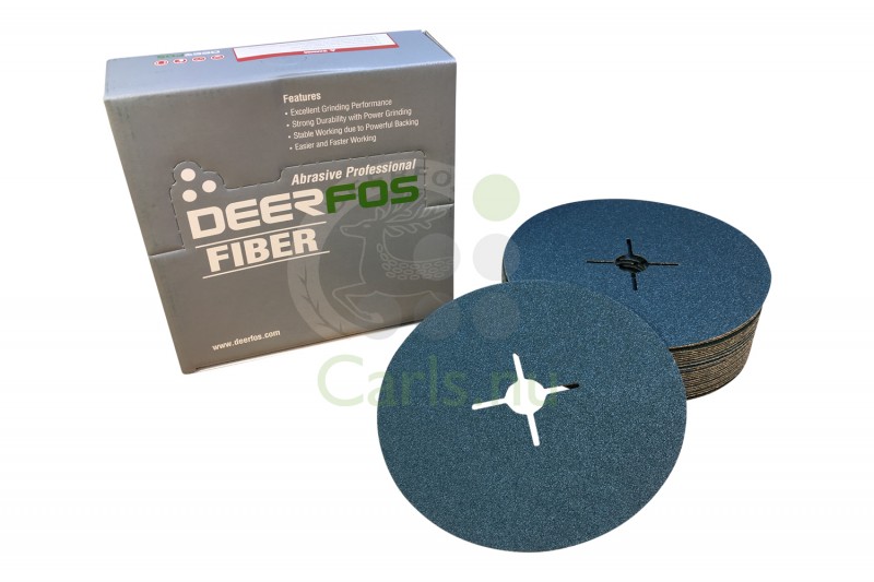 180mm Deerfos VZ133 ZIRKON Fiber sliberondeller 25 stk