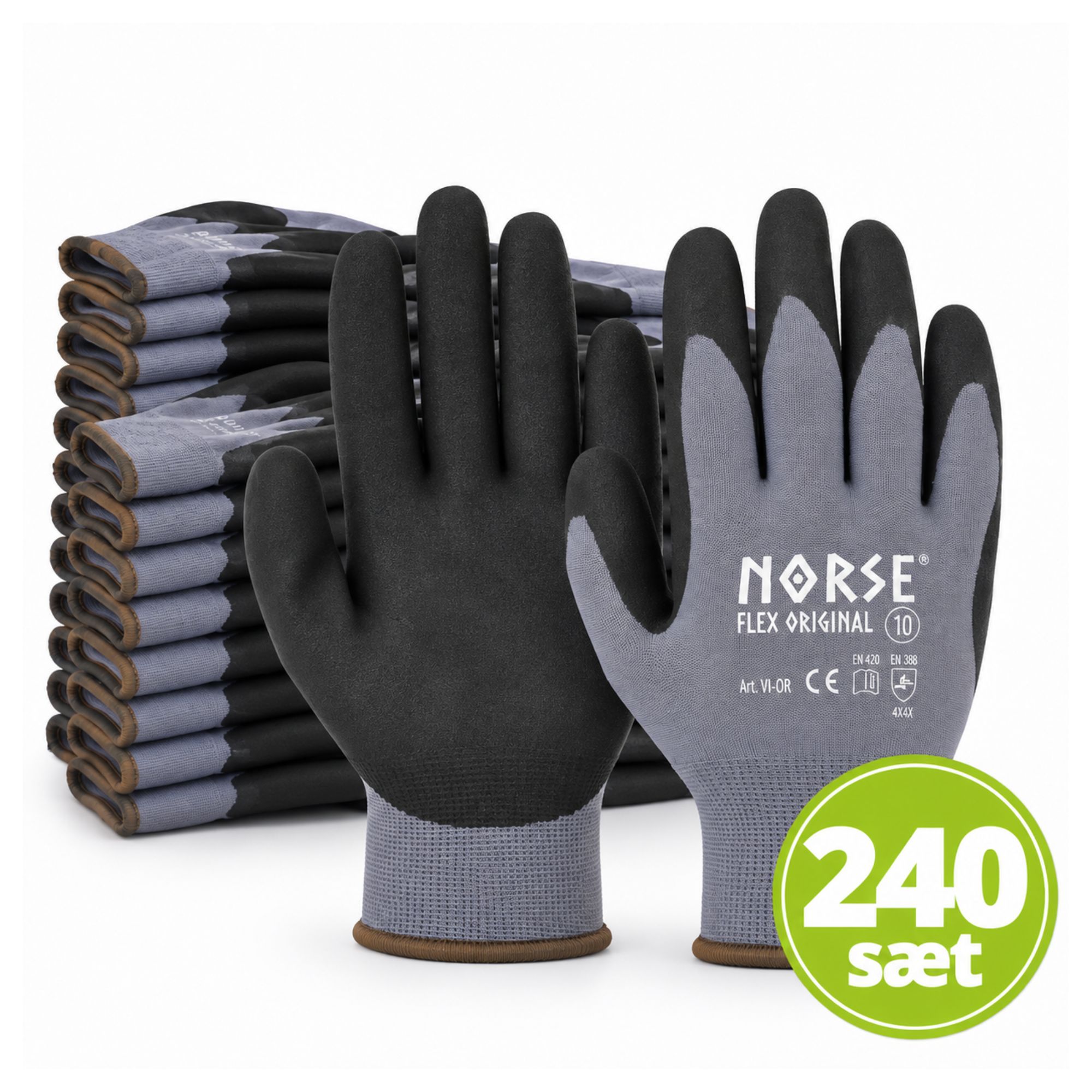 NORSE FLEX ORIGINAL Universal Arbejdshandsker - 240 sæt
