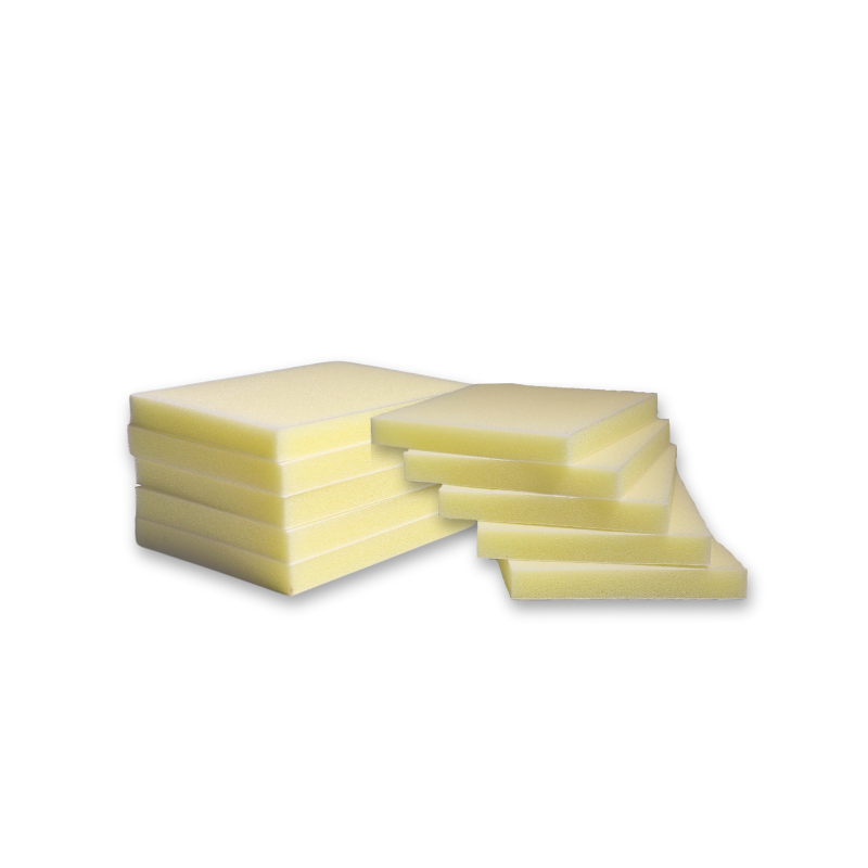 Hvit slipesvamp 120x98x12mm – 10 stk. Korn P100