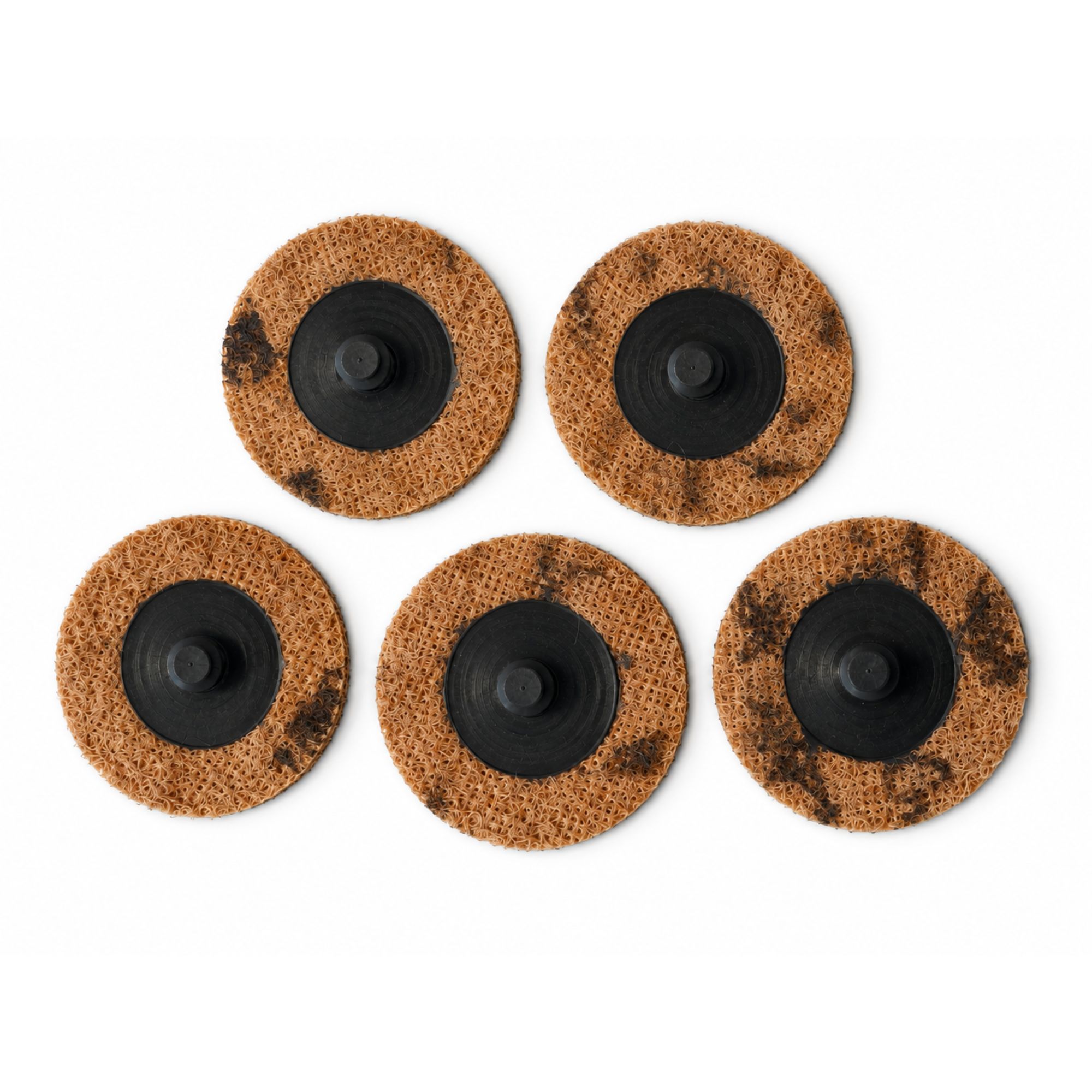 Ø50mm 3M Scotch Brite slibeskiver til ROLOC / Quick-Lock Type R - 5 stk. Grovhed Coarse