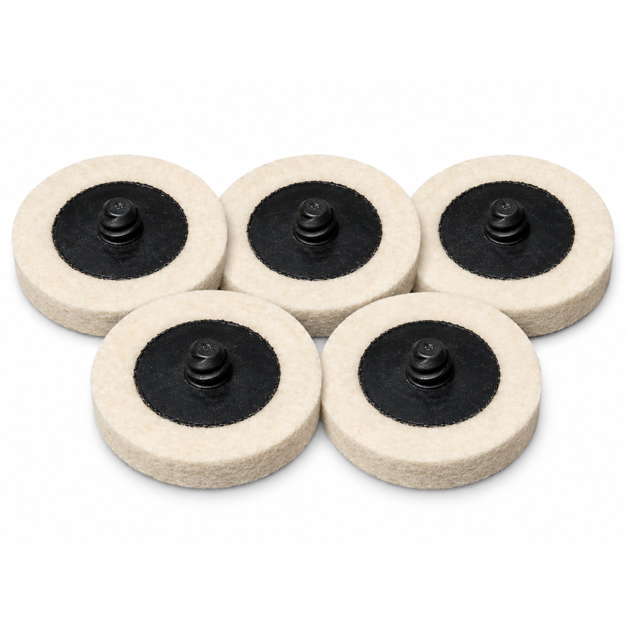 Ø50mm Filt poleringsrondel til ROLOC / Quick-Lock Type R ( 5 stk. )