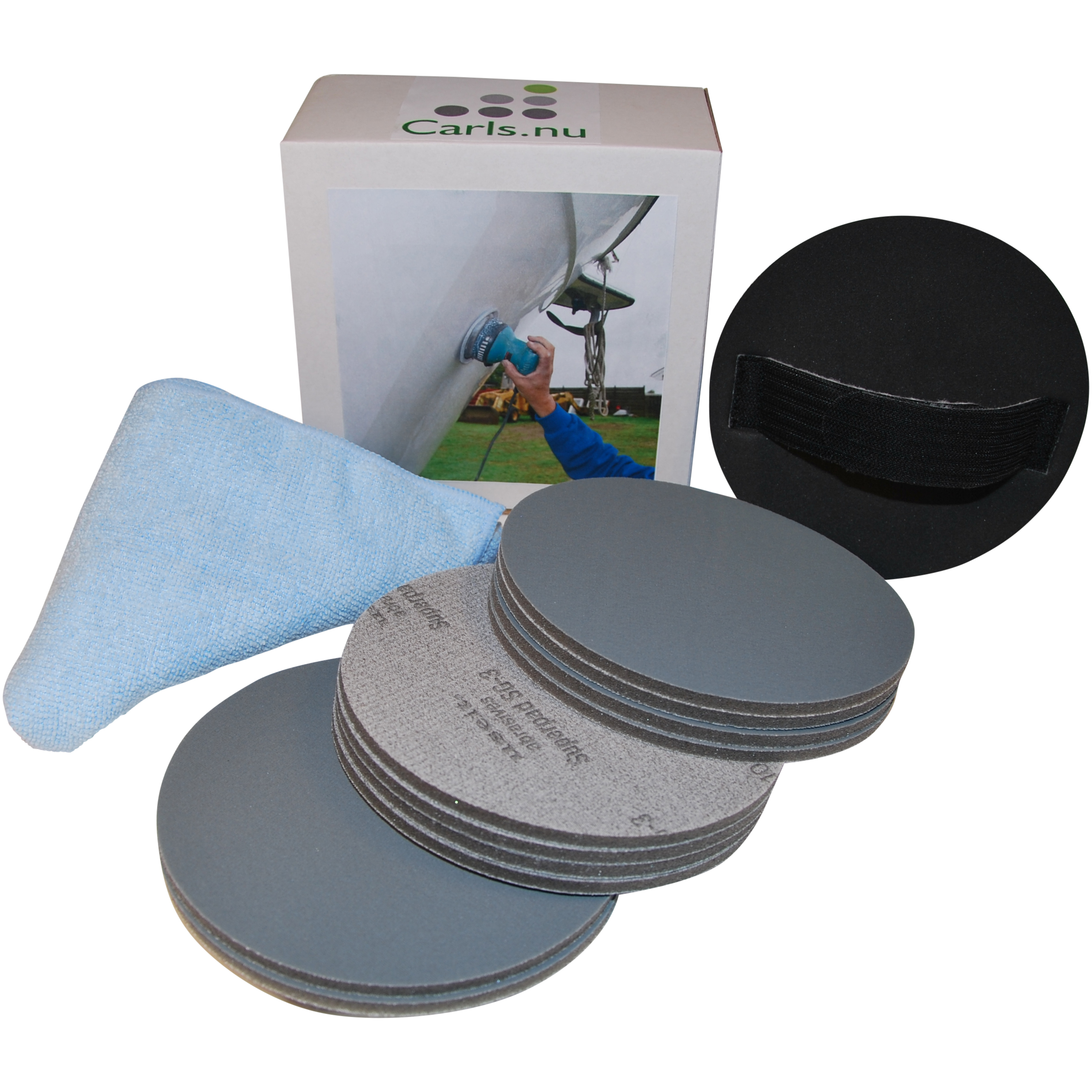 Carls.nu, Carls Marine Pre Polishing Kit - Til bådpolering Billede af Carls.nu, Carls Marine Pre Polishing Kit - Til bådpolering