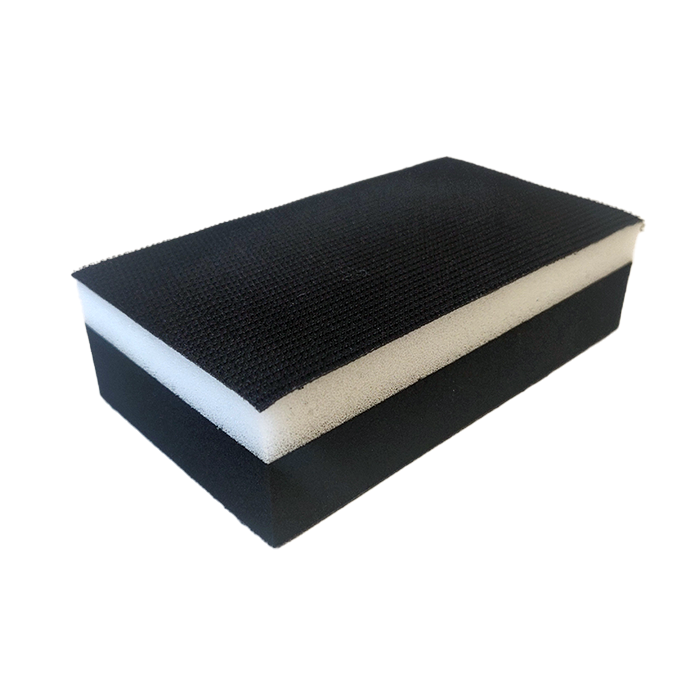 70x125mm Håndslibeklods medium- og blød side