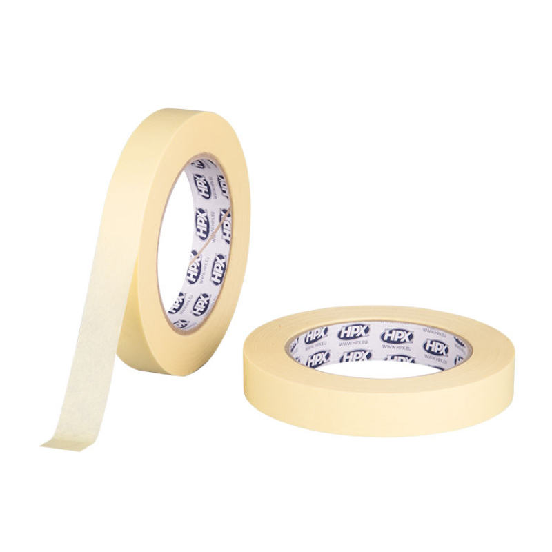 HPX afdækningstape creme op til 100 grader, 19mm x 50m