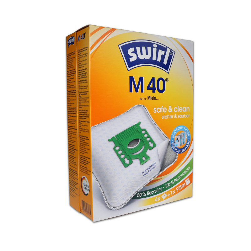 Swirl støvsugerposer M40 for Miele og Hoover